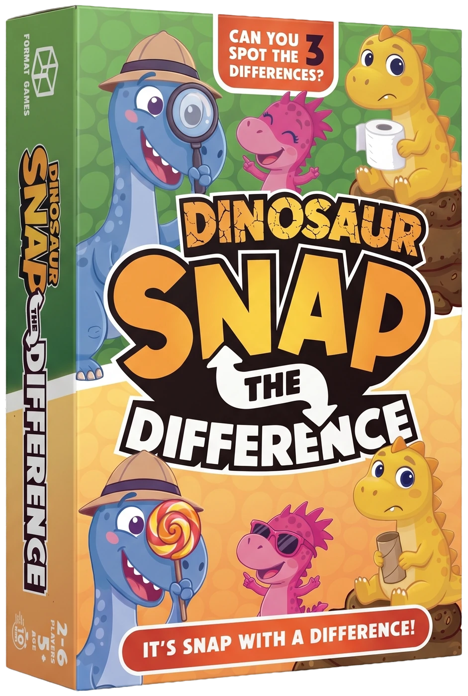 Snap the Difference: Dinosaurs